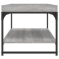 vidaXL Couchtisch Grau Sonoma 100x49x45 cm Holzwerkstoff