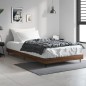 vidaXL Bettgestell Braun Eichen-Optik 90x200 cm Holzwerkstoff vidaXL Bettgestell Braun Eichen-Optik 90x200 cm Holzwerkstoff