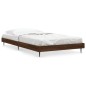 vidaXL Bettgestell Braun Eichen-Optik 90x200 cm Holzwerkstoff vidaXL Bettgestell Braun Eichen-Optik 90x200 cm Holzwerkstoff