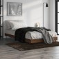 vidaXL Bettgestell Braun Eichen-Optik 90x200 cm Holzwerkstoff vidaXL Bettgestell Braun Eichen-Optik 90x200 cm Holzwerkstoff
