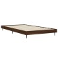 vidaXL Bettgestell Braun Eichen-Optik 90x200 cm Holzwerkstoff vidaXL Bettgestell Braun Eichen-Optik 90x200 cm Holzwerkstoff