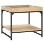 vidaXL Couchtisch Sonoma-Eiche 49,5x49,5x45 cm Holzwerkstoff vidaXL Couchtisch Sonoma-Eiche 49,5x49,5x45 cm Holzwerkstoff