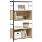 vidaXL Bücherregal Sonoma-Eiche 80x30x145,5 cm Holzwerkstoff und Eisen vidaXL Bücherregal Sonoma-Eiche 80x30x145,5 cm Holzwerkstoff und Eisen