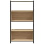 vidaXL Bücherregal Sonoma-Eiche 80x30x145,5 cm Holzwerkstoff und Eisen vidaXL Bücherregal Sonoma-Eiche 80x30x145,5 cm Holzwerkstoff und Eisen