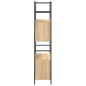 vidaXL Bücherregal Sonoma-Eiche 80x30x145,5 cm Holzwerkstoff und Eisen vidaXL Bücherregal Sonoma-Eiche 80x30x145,5 cm Holzwerkstoff und Eisen