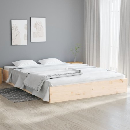 vidaXL Massivholzbett 200x200 cm