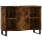 vidaXL Badschrank Räuchereiche 80x33x60 cm Holzwerkstoff vidaXL Badschrank Räuchereiche 80x33x60 cm Holzwerkstoff