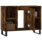 vidaXL Badschrank Räuchereiche 80x33x60 cm Holzwerkstoff vidaXL Badschrank Räuchereiche 80x33x60 cm Holzwerkstoff
