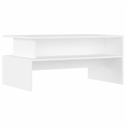 vidaXL Couchtisch Weiß 90x55x42,5 cm Holzwerkstoff