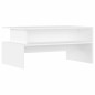 vidaXL Couchtisch Weiß 90x55x42,5 cm Holzwerkstoff vidaXL Couchtisch Weiß 90x55x42,5 cm Holzwerkstoff