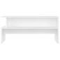 vidaXL Couchtisch Weiß 90x55x42,5 cm Holzwerkstoff vidaXL Couchtisch Weiß 90x55x42,5 cm Holzwerkstoff