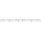 Gartenzaun mit Speerspitzen Stahl (1 - 1,25) x 15,3 m Schwarz Gartenzaun mit Speerspitzen Stahl (1 - 1,25) x 15,3 m Schwarz