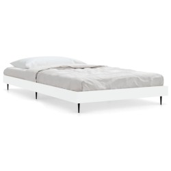 vidaXL Bettgestell Weiß 90x190 cm Holzwerkstoff