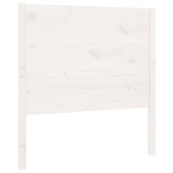 vidaXL Kopfteil Weiß 81x4x100 cm Massivholz Kiefer