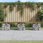 vidaXL Gartenbank aus Gabionen 203x31x42 cm Kiefernholz Imprägniert vidaXL Gartenbank aus Gabionen 203x31x42 cm Kiefernholz Imprägniert