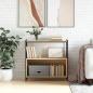 vidaXL Bücherregal Sonoma-Eiche 80x30x78,5 cm Holzwerkstoff und Eisen vidaXL Bücherregal Sonoma-Eiche 80x30x78,5 cm Holzwerkstoff und Eisen