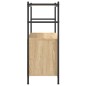 vidaXL Bücherregal Sonoma-Eiche 80x30x78,5 cm Holzwerkstoff und Eisen vidaXL Bücherregal Sonoma-Eiche 80x30x78,5 cm Holzwerkstoff und Eisen