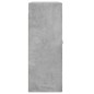 Wandschränke 2 Stk. Betongrau Holzwerkstoff Wandschränke 2 Stk. Betongrau Holzwerkstoff