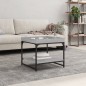 vidaXL Couchtisch Grau Sonoma 49,5x49,5x45 cm Holzwerkstoff vidaXL Couchtisch Grau Sonoma 49,5x49,5x45 cm Holzwerkstoff