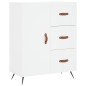 Highboard Weiß 69,5x34x180 cm Holzwerkstoff Highboard Weiß 69,5x34x180 cm Holzwerkstoff