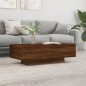 vidaXL Couchtisch Braun Eichen-Optik 100x49,5x31 cm Holzwerkstoff vidaXL Couchtisch Braun Eichen-Optik 100x49,5x31 cm Holzwerkstoff