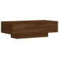 vidaXL Couchtisch Braun Eichen-Optik 100x49,5x31 cm Holzwerkstoff vidaXL Couchtisch Braun Eichen-Optik 100x49,5x31 cm Holzwerkstoff