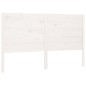 vidaXL Kopfteil Weiß 146x4x100 cm Massivholz Kiefer vidaXL Kopfteil Weiß 146x4x100 cm Massivholz Kiefer