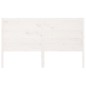 vidaXL Kopfteil Weiß 146x4x100 cm Massivholz Kiefer vidaXL Kopfteil Weiß 146x4x100 cm Massivholz Kiefer