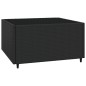 vidaXL 3-tlg. Garten-Lounge-Set mit Kissen Schwarz Poly Rattan vidaXL 3-tlg. Garten-Lounge-Set mit Kissen Schwarz Poly Rattan