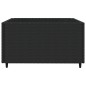 vidaXL 3-tlg. Garten-Lounge-Set mit Kissen Schwarz Poly Rattan vidaXL 3-tlg. Garten-Lounge-Set mit Kissen Schwarz Poly Rattan