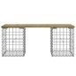 vidaXL Gartenbank aus Gabionen 103x31x42 cm Kiefernholz Imprägniert vidaXL Gartenbank aus Gabionen 103x31x42 cm Kiefernholz Imprägniert