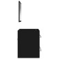 vidaXL Badschrank mit Spiegel Schwarz Holzwerkstoff vidaXL Badschrank mit Spiegel Schwarz Holzwerkstoff