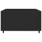 vidaXL 3-tlg. Garten-Lounge-Set mit Kissen Schwarz Poly Rattan vidaXL 3-tlg. Garten-Lounge-Set mit Kissen Schwarz Poly Rattan