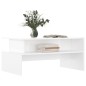 vidaXL Couchtisch Hochglanz-Weiß 90x55x42,5 cm Holzwerkstoff vidaXL Couchtisch Hochglanz-Weiß 90x55x42,5 cm Holzwerkstoff