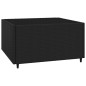 vidaXL 4-tlg. Garten-Lounge-Set mit Kissen Schwarz Poly Rattan vidaXL 4-tlg. Garten-Lounge-Set mit Kissen Schwarz Poly Rattan