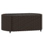 vidaXL 4-tlg. Garten-Lounge-Set mit Kissen Braun Poly Rattan vidaXL 4-tlg. Garten-Lounge-Set mit Kissen Braun Poly Rattan