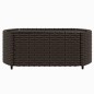 vidaXL 4-tlg. Garten-Lounge-Set mit Kissen Braun Poly Rattan vidaXL 4-tlg. Garten-Lounge-Set mit Kissen Braun Poly Rattan