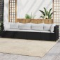 vidaXL 4-tlg. Garten-Lounge-Set mit Kissen Schwarz Poly Rattan vidaXL 4-tlg. Garten-Lounge-Set mit Kissen Schwarz Poly Rattan
