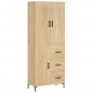 Highboard Sonoma-Eiche 69,5x34x180 cm Holzwerkstoff Highboard Sonoma-Eiche 69,5x34x180 cm Holzwerkstoff
