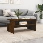 vidaXL Couchtisch Braun Eichen-Optik 90x55x42,5 cm Holzwerkstoff vidaXL Couchtisch Braun Eichen-Optik 90x55x42,5 cm Holzwerkstoff