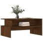 vidaXL Couchtisch Braun Eichen-Optik 90x55x42,5 cm Holzwerkstoff vidaXL Couchtisch Braun Eichen-Optik 90x55x42,5 cm Holzwerkstoff