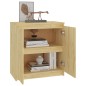 vidaXL Beistellschrank 60x36x65 cm Massivholz Kiefer vidaXL Beistellschrank 60x36x65 cm Massivholz Kiefer