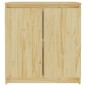 vidaXL Beistellschrank 60x36x65 cm Massivholz Kiefer vidaXL Beistellschrank 60x36x65 cm Massivholz Kiefer
