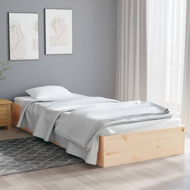vidaXL Massivholzbett 75x190 cm vidaXL Massivholzbett 75x190 cm