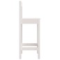 vidaXL Barhocker 2 Stk. Weiß 40x41,5x112 cm Massivholz Kiefer vidaXL Barhocker 2 Stk. Weiß 40x41,5x112 cm Massivholz Kiefer