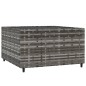 vidaXL 4-tlg. Garten-Lounge-Set mit Kissen Grau Poly Rattan vidaXL 4-tlg. Garten-Lounge-Set mit Kissen Grau Poly Rattan
