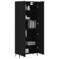Highboard Schwarz 69,5x34x180 cm Holzwerkstoff Highboard Schwarz 69,5x34x180 cm Holzwerkstoff