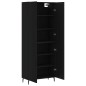 Highboard Schwarz 69,5x34x180 cm Holzwerkstoff Highboard Schwarz 69,5x34x180 cm Holzwerkstoff