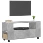 vidaXL TV-Schrank Betongrau 102x34,5x43 cm Holzwerkstoff vidaXL TV-Schrank Betongrau 102x34,5x43 cm Holzwerkstoff