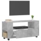 vidaXL TV-Schrank Betongrau 102x34,5x43 cm Holzwerkstoff vidaXL TV-Schrank Betongrau 102x34,5x43 cm Holzwerkstoff